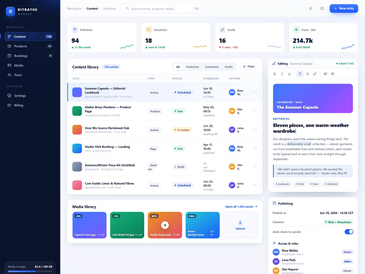 MANAGE — by KITRATSU